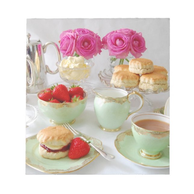 Afternoon Tea Notepad (Front)