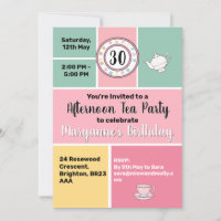 Afternoon tea party fifties style retro vibes