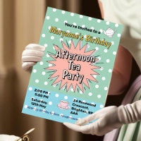 Afternoon tea party fifties style retro vibes