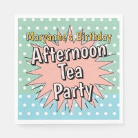 Afternoon tea party fifties style retro vibes