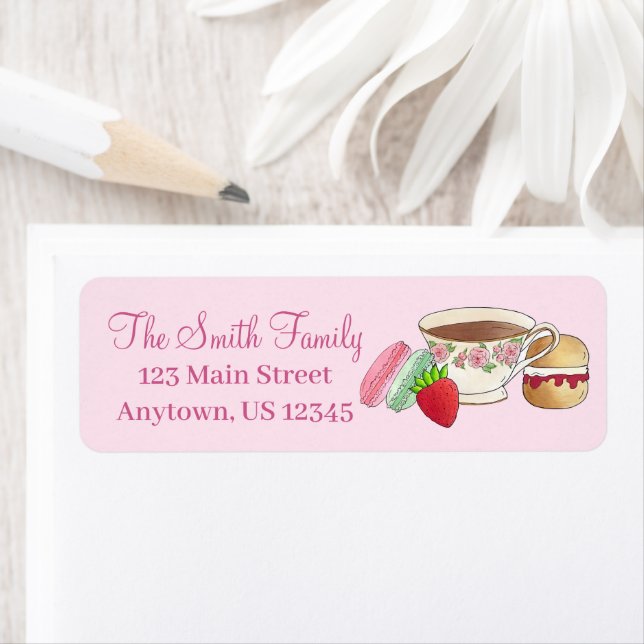 Afternoon Tea Party Macarons Teacup Cream Scone (Insitu)