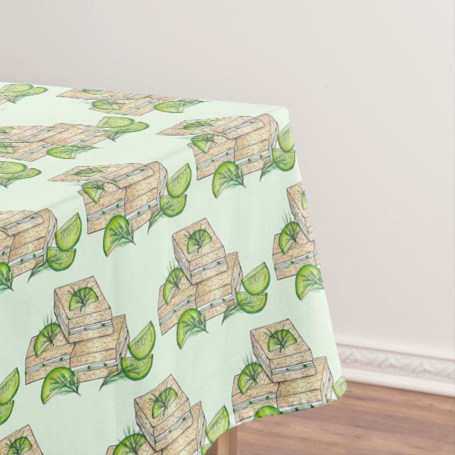 Afternoon Tea Party Shower Cucumber Sandwiches Tablecloth (In Situ)
