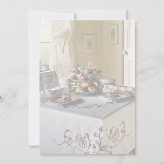 Afternoon tea setting (Front)