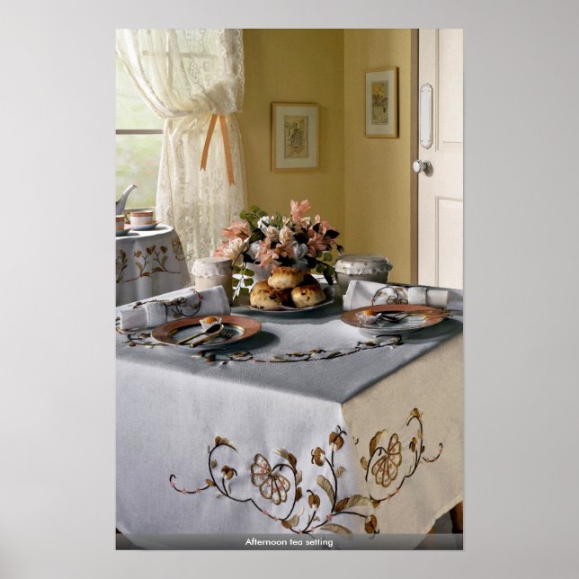 Afternoon tea setting poster (Front)