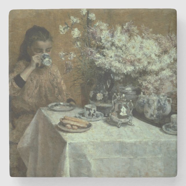 Afternoon Tea Stone Coaster (Front)