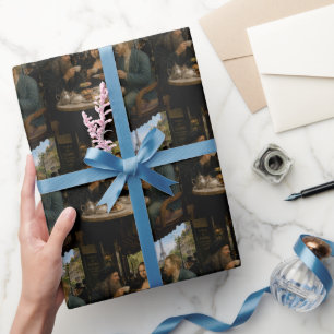 Afternoon Tea with Friends in Paris Wrapping Paper