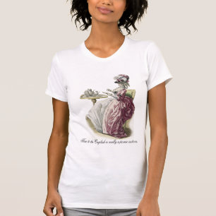 Afternoon Tea, with quote, T-Shirt