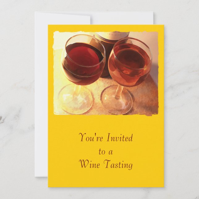 Afternoon Toast Invitation (Front)
