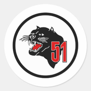 AG 51 Immelmann Classic Round Sticker