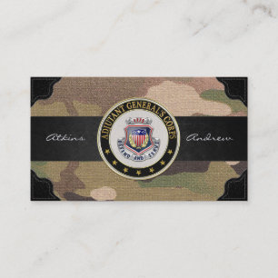 AG Corps Regimental Insignia [3D] Business Card