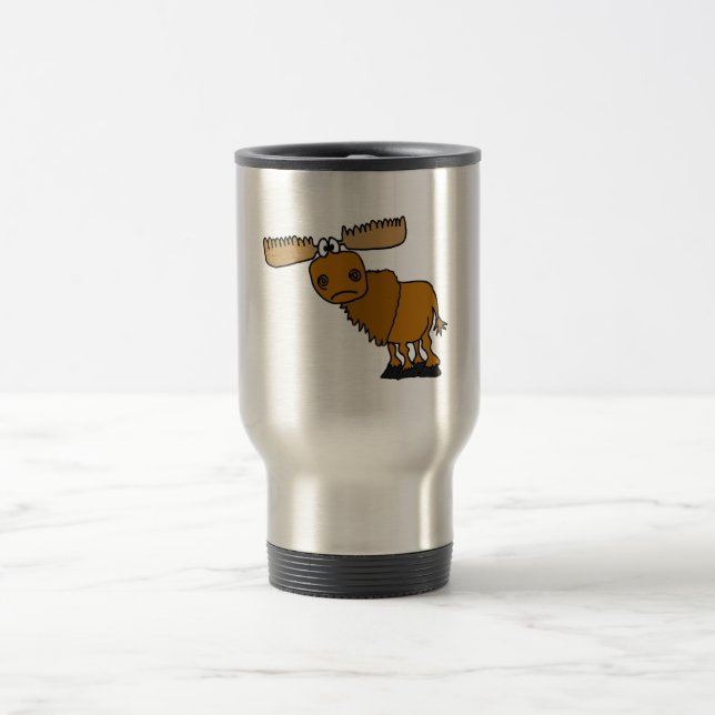 AG- Goofy Moose Design Travel Mug (Center)