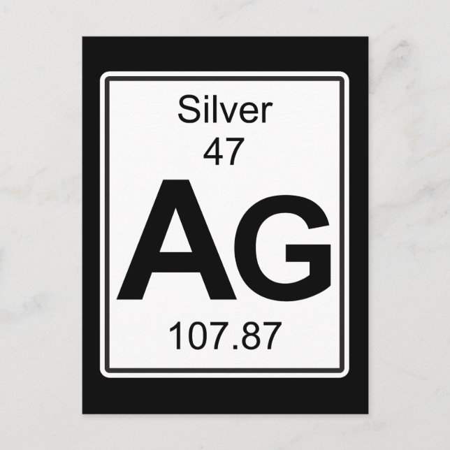 Ag - Silver Postcard (Front)