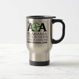 AGA Alabama Geocachers Association Travel Mug