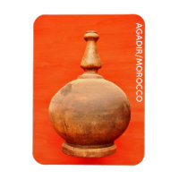 agadir morocco medina wood vase jar folk islamic b