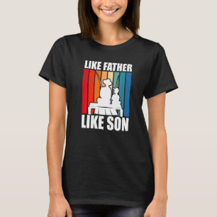 Again Father So The Son Dad Son Fishing Angler T-Shirt