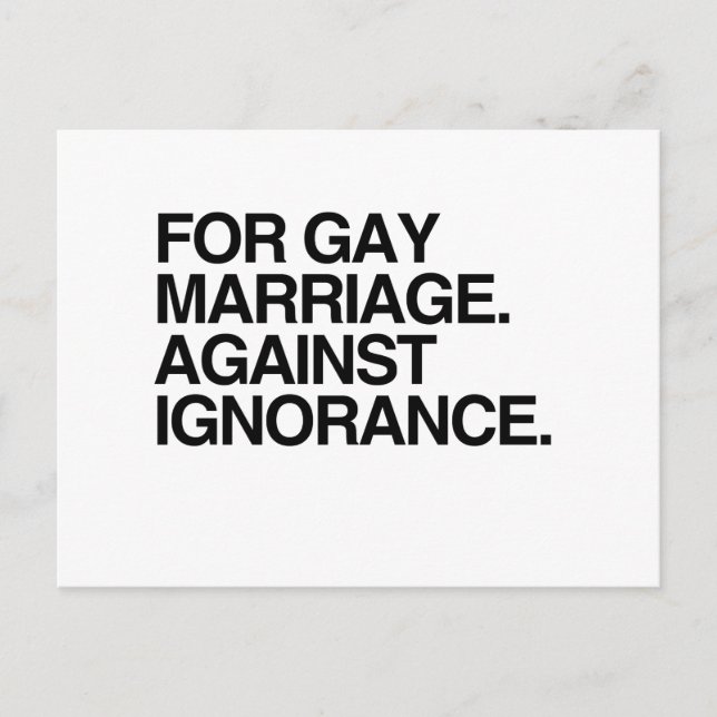 AGAINST IGNORANCE -.png Postcard (Front)