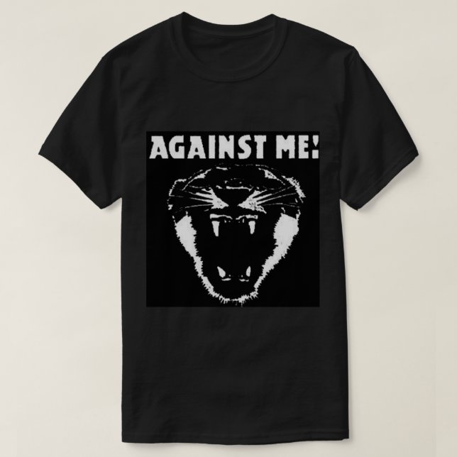 against me! skate punk rock against me! against me T-Shirt (Design Front)