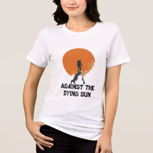 Against the Dying Sun, Sanding with the Sun Peak  Tri-Blend Shirt