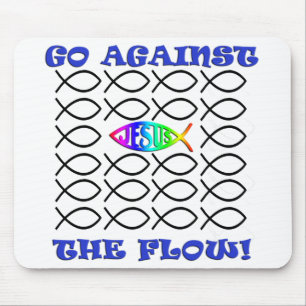 Against the Flow (Mouse Pad) Mouse Pad