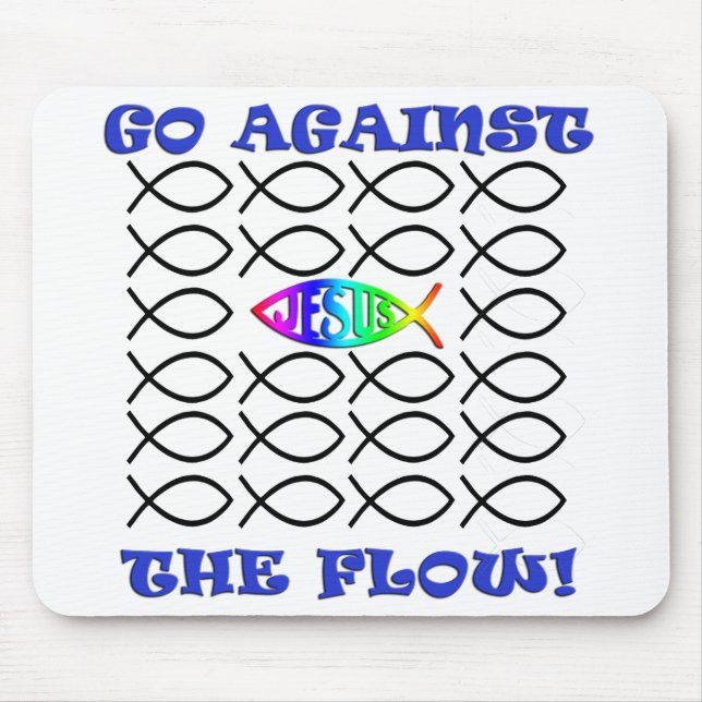 Against the Flow (Mouse Pad) Mouse Pad (Front)