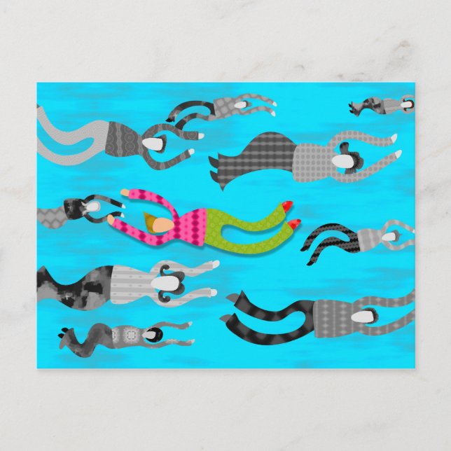 Against the Flow Postcard (Front)