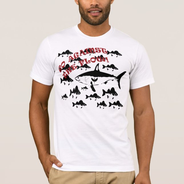 AGAINST THE FLOW T-SHIRT (Front)