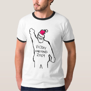 Against X Factor Christmas 2009 VICTORY SANTA T-Shirt