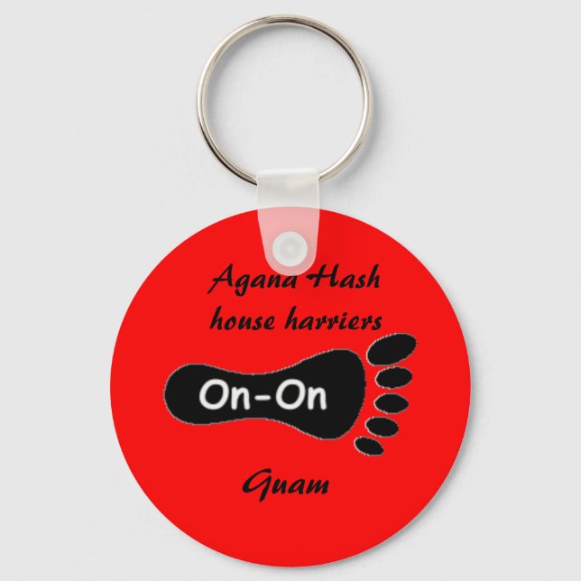 Agana Hash house harriers, Guam Key Ring (Front)