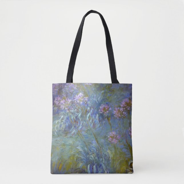 Agapanthus by Claude Monet Tote Bag (Front)