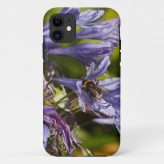 Agapanthus flower and bee Case-Mate iPhone case