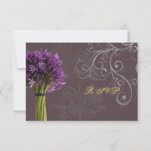 Agapanthus RSVP DIY background colour Card
