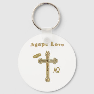 Agape love key ring
