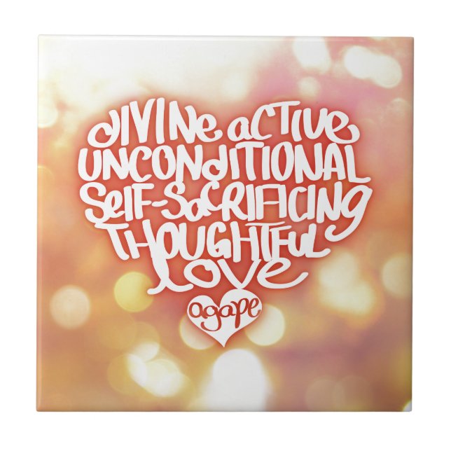 Agape Love Tile (Front)