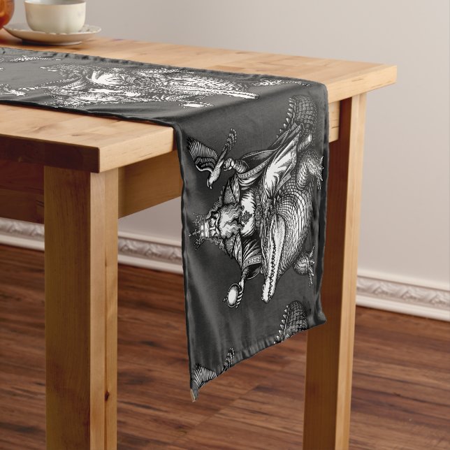 Agares and the Ancient Beast Short Table Runner (In Situ)