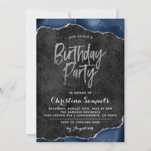 Agate Birthday Invitation