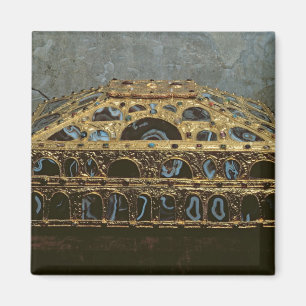 Agate casket magnet