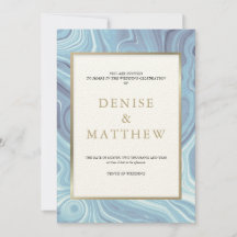 Agate Collection Omphalodes Blue Invitation