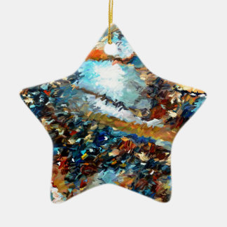 Agate Geode Abstract Ceramic Tree Decoration