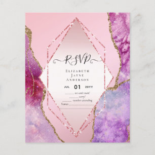 AGATE GLITTER RSVP Budget Flyer