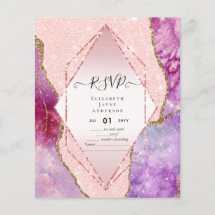 AGATE GLITTER RSVP Budget Flyer