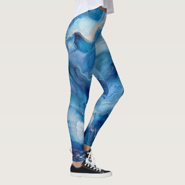 Agate Marble Leggings (Right)