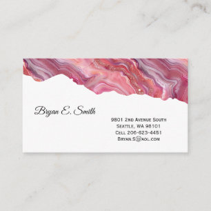 Agate Print Business Card