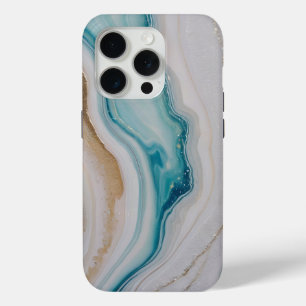 Agate Seascape iPhone 15 Pro Case