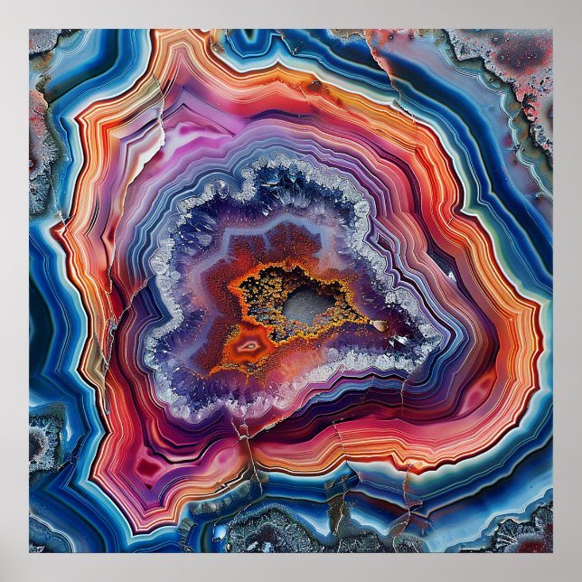 Agate Slice Poster (Front)