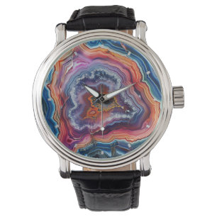 Agate Slice Watch