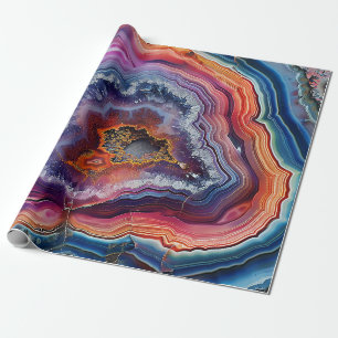 Agate Slice Wrapping Paper