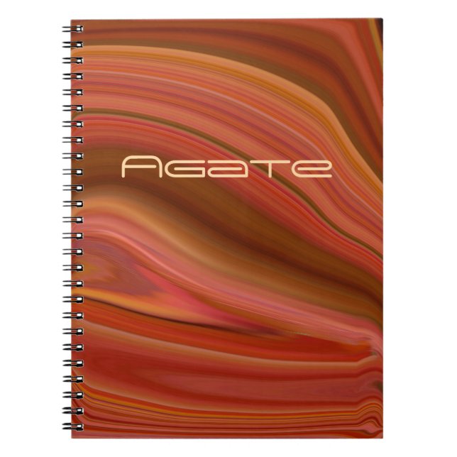 agate spiral notebook (Front)