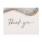 Agate Stone Marble Thank You postcard