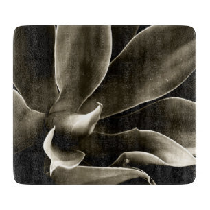 Agave Attenuata in Sepia Cutting Board