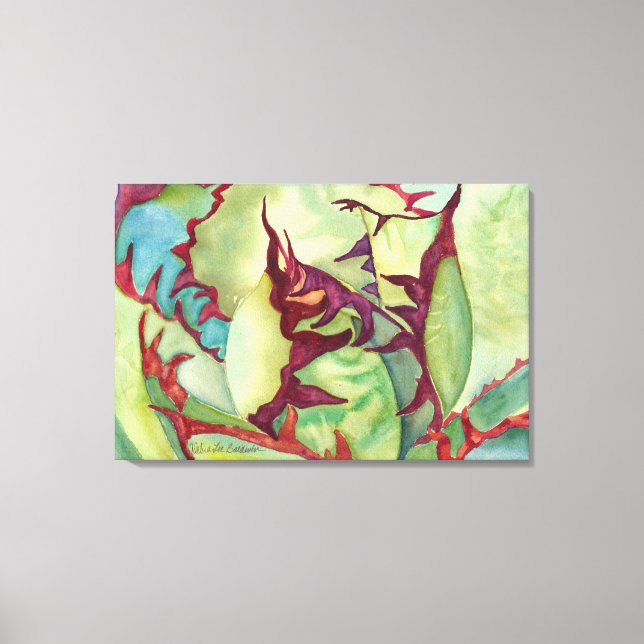 Agave by Debra Lee Baldwin Canvas Print (Front)